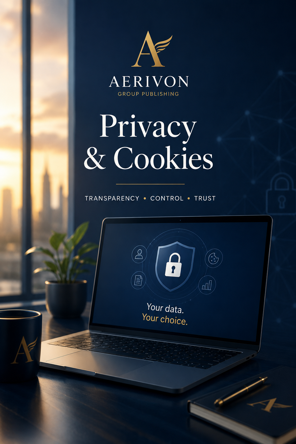 Aerivon Group Publishing privacy and cookies policy for transparent data protection and digital publishing